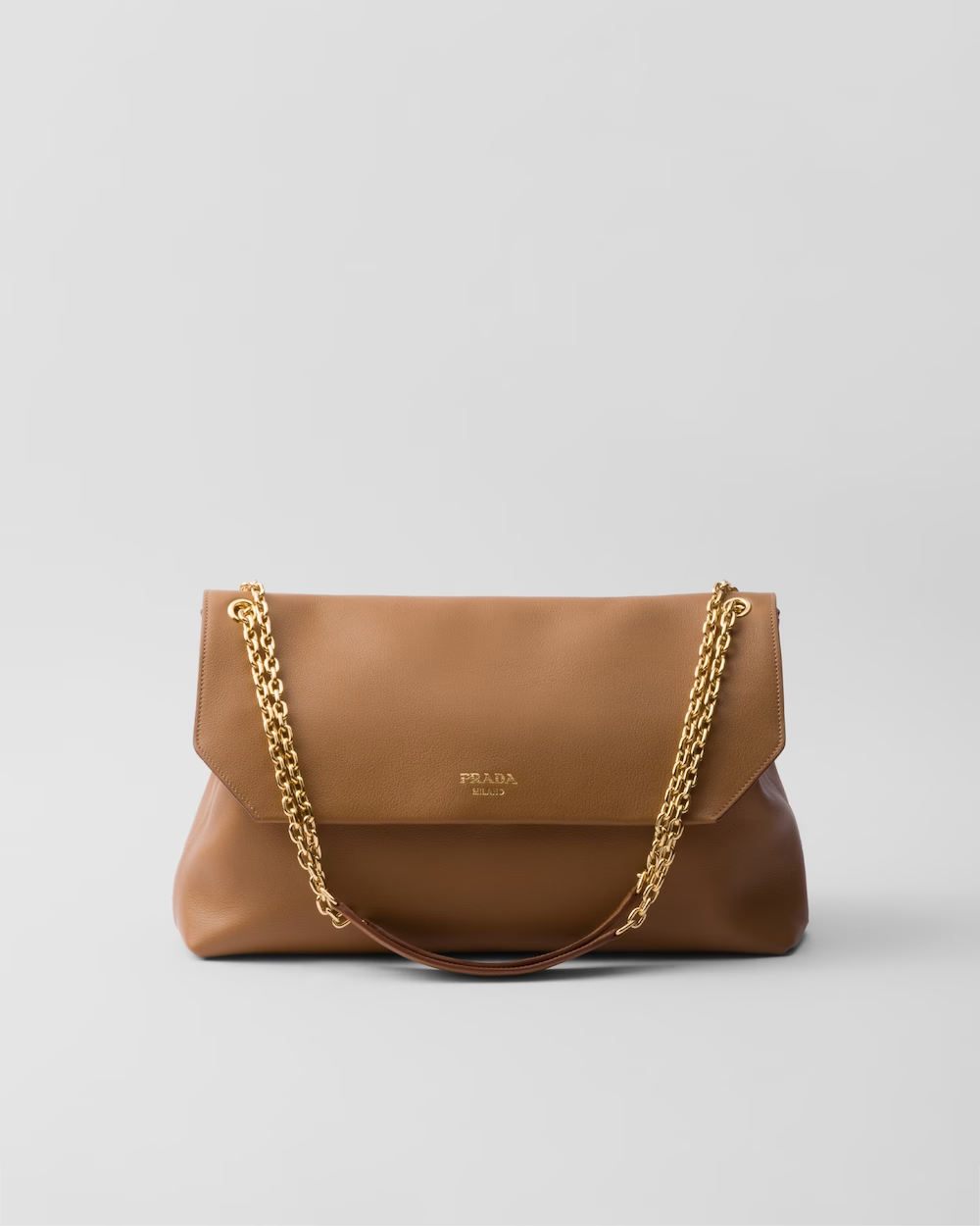 Large leather shoulder bag